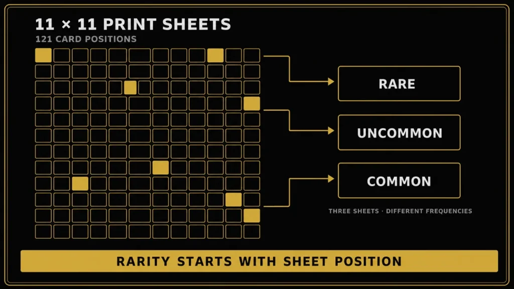 Print Sheets MTG: How 121 Slots Created Card Rarity odds calculator